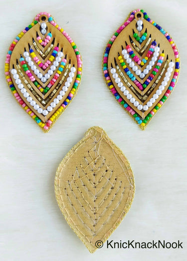 Leaf Shaped Wood Buttons